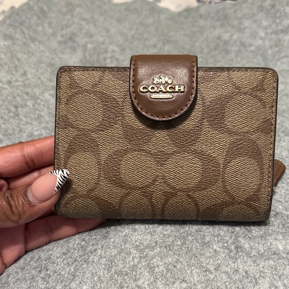 Coach Signature Brown Wallet